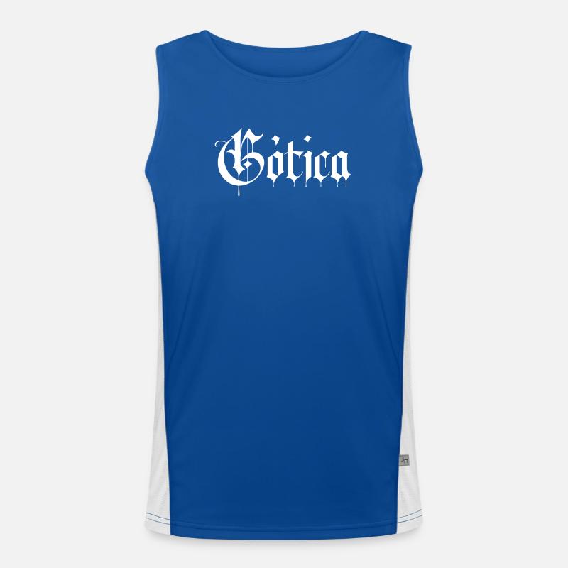 Gotisch Funktionelles Kontrast-Tank Top für Männer 