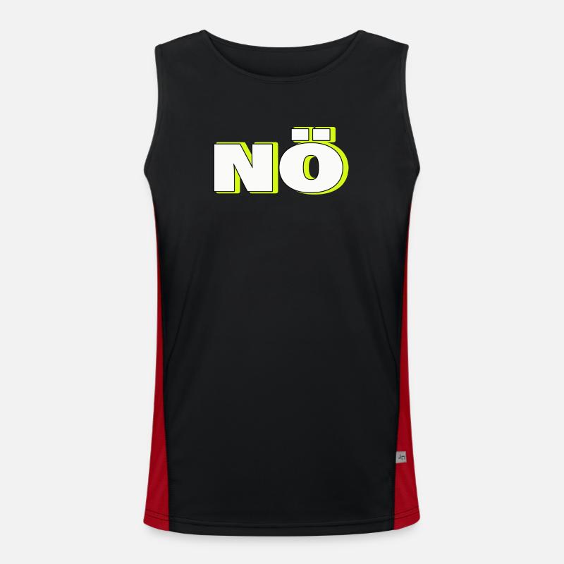 NÖ Funktionelles Kontrast-Tank Top für Männer 