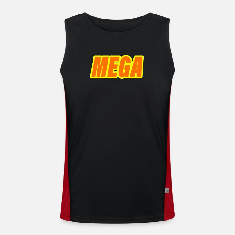 MEGA Funktionelles Kontrast-Tank Top für Männer 