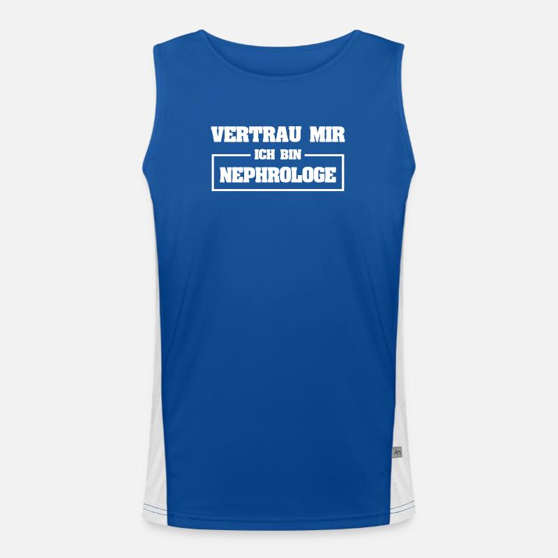 Nephrologe als Lustig Funktionelles Kontrast-Tank Top für Männer 