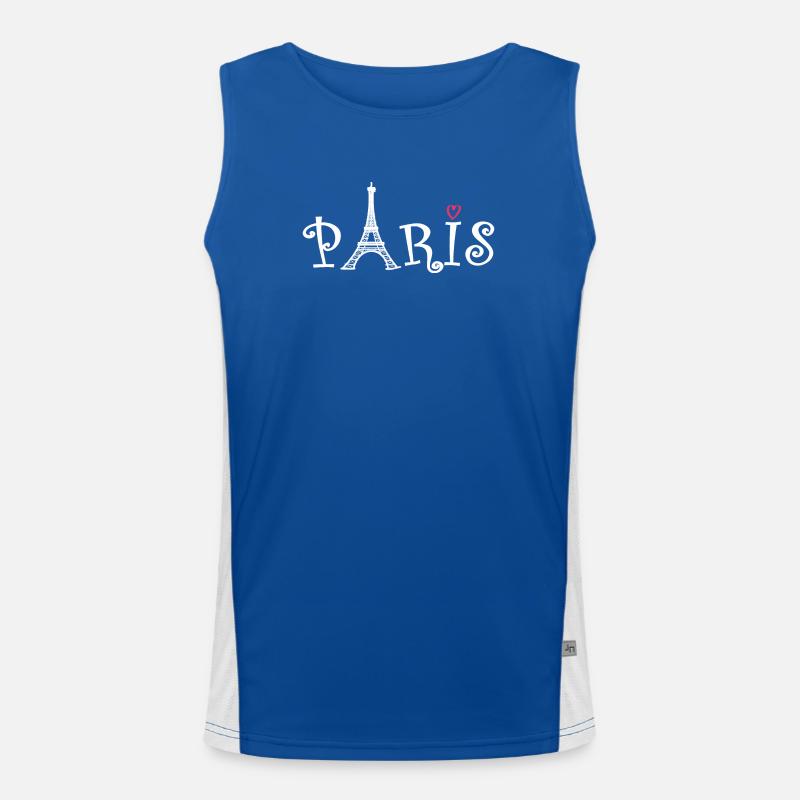 Paris Débardeur respirant contrasté Homme 