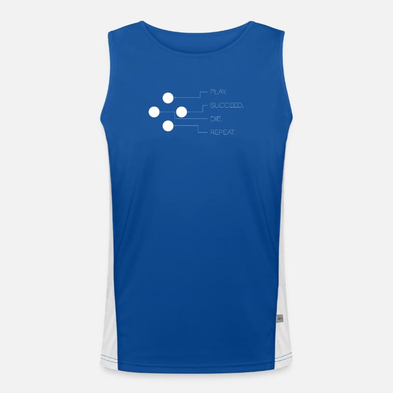 Cadeau de jeu, T-Shirt de jeu, Console de jeu Débardeur respirant contrasté Homme 