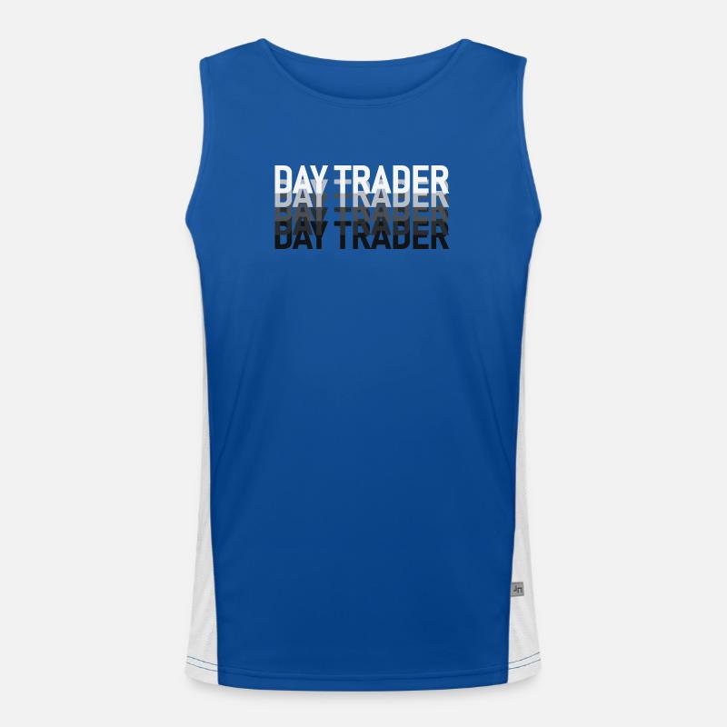 Day Trader Aktienmarkt Börse Trader Funktionelles Kontrast-Tank Top für Männer 