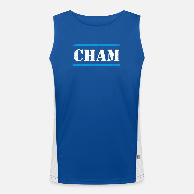 Cham Funktionelles Kontrast-Tank Top für Männer 