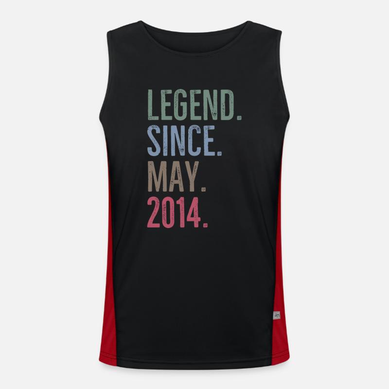 Legend Since May 2014 Men's Functional Contrast Tank Top 