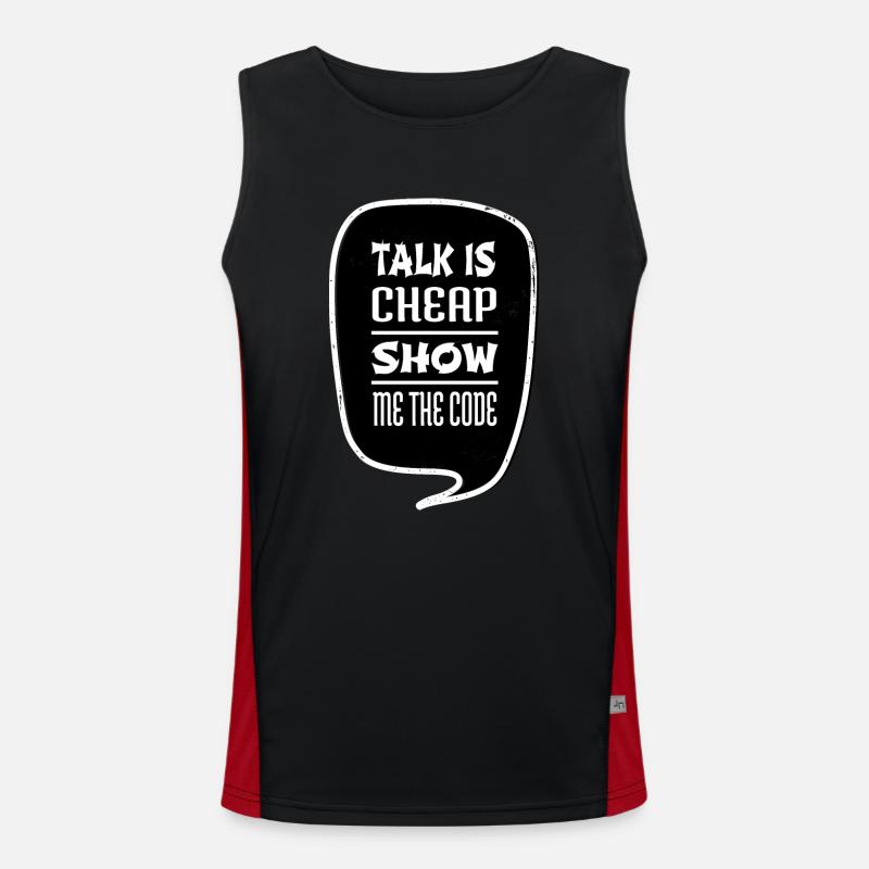 jokes computer scientist dayfathers day Funktionelles Kontrast-Tank Top für Männer 