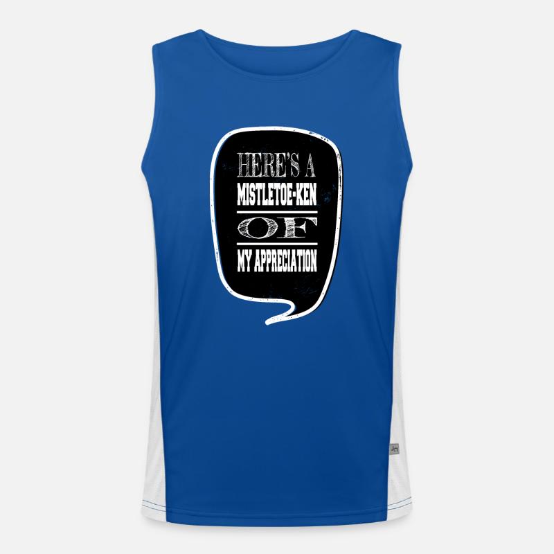 gift idea under the tree dinosaur lover Men's Functional Contrast Tank Top 