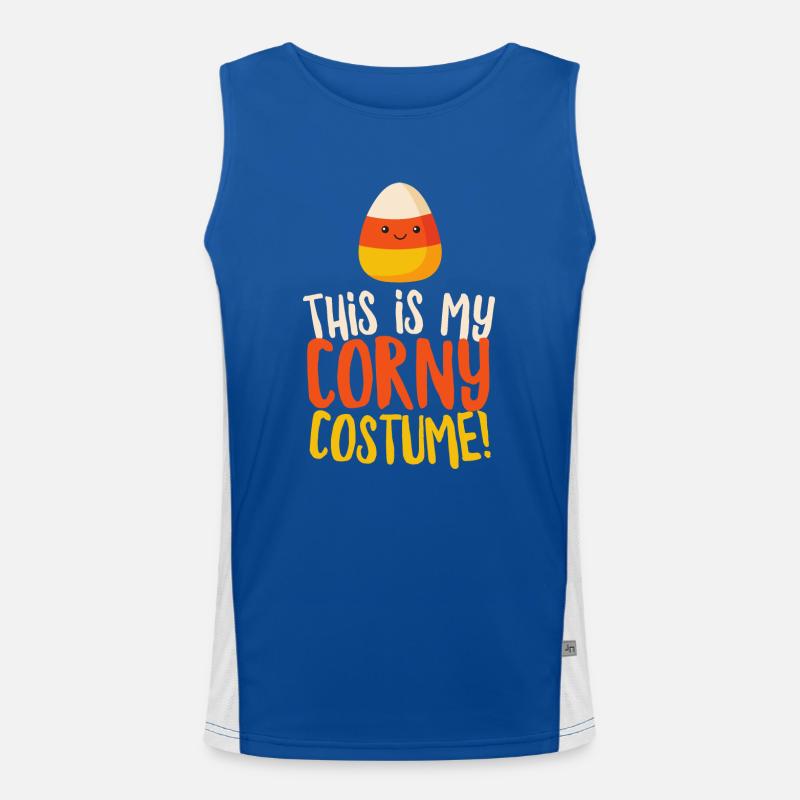 This is My Corny Costume Men's Functional Contrast Tank Top 