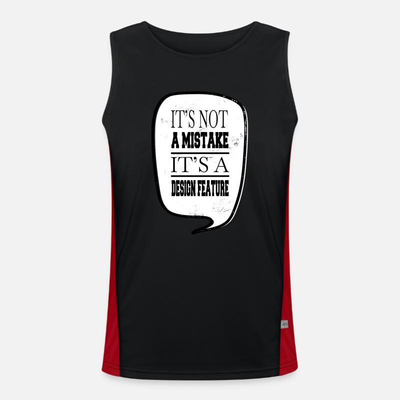 woodcutter john carpenter tools forest work happy Funktionelles Kontrast-Tank Top für Männer 