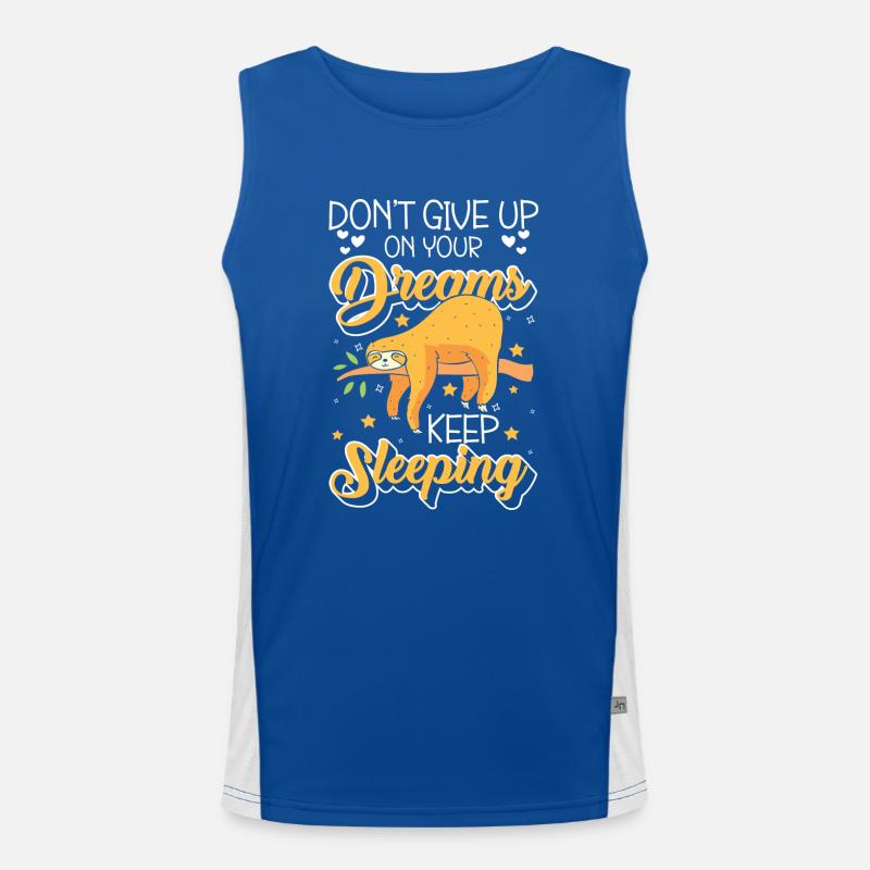 Sloth Cozy Trailer Men's Functional Contrast Tank Top 