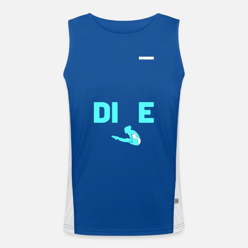 DIVE Funktionelles Kontrast-Tank Top für Männer 