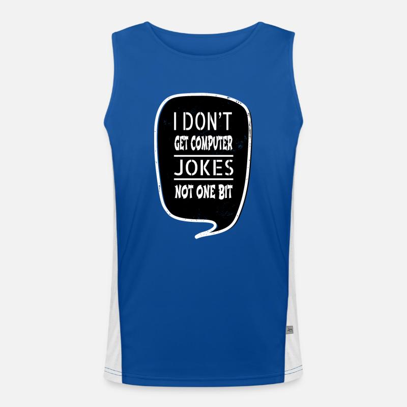 bday geek robotic automation robotics engineering Funktionelles Kontrast-Tank Top für Männer 