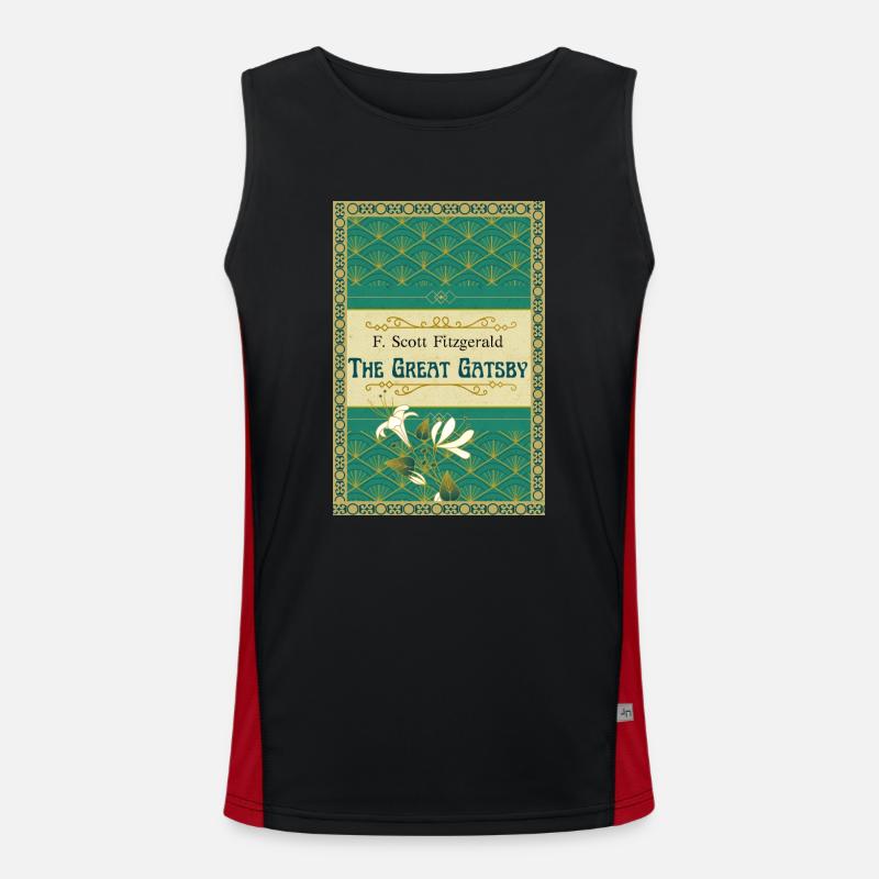 Der große Gatsby Funktionelles Kontrast-Tank Top für Männer 