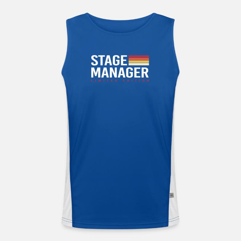 Stage Manager Men's Functional Contrast Tank Top 
