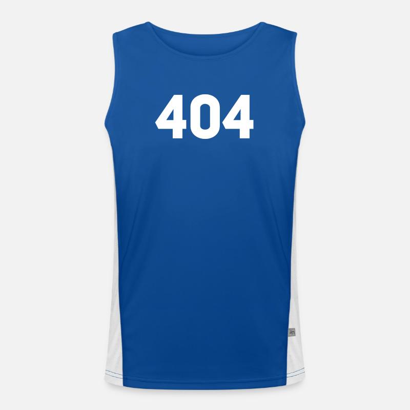 404 introuvable Débardeur respirant contrasté Homme 