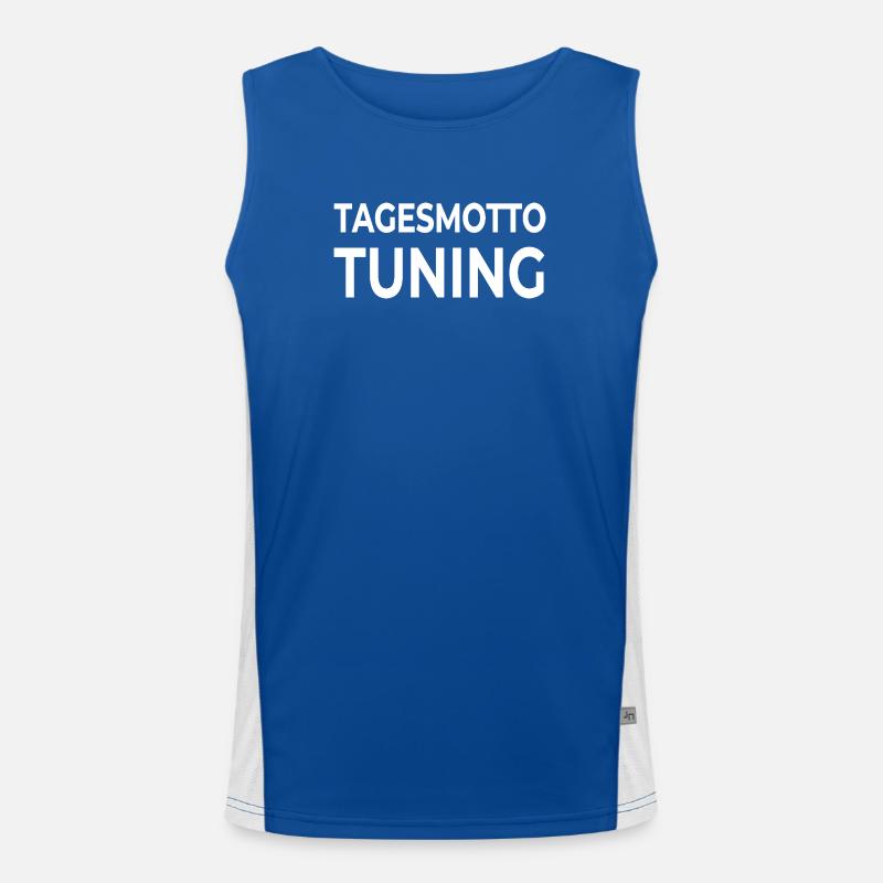 Tuning Funktionelles Kontrast-Tank Top für Männer 