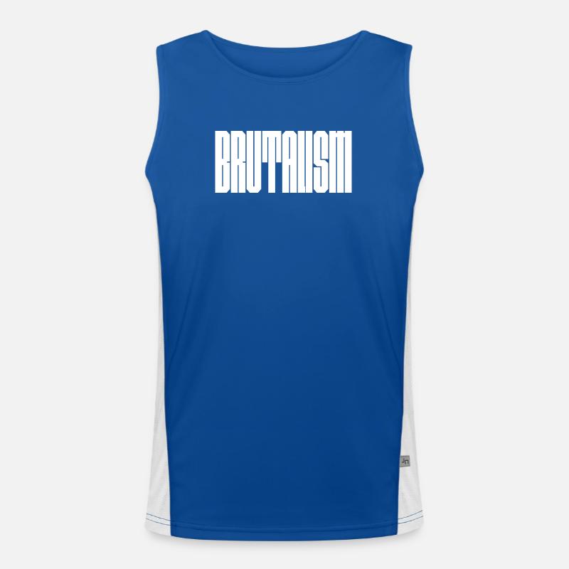 Conception audacieuse du logo Brutalism Débardeur respirant contrasté Homme 