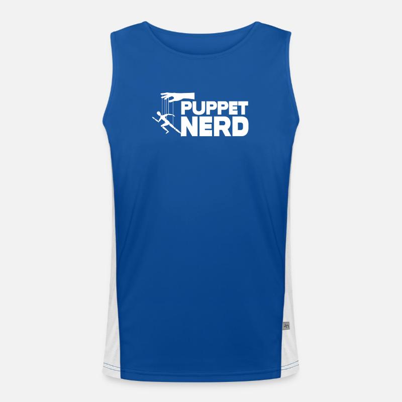 Puppet Nerd Marionette Tee Men's Functional Contrast Tank Top 