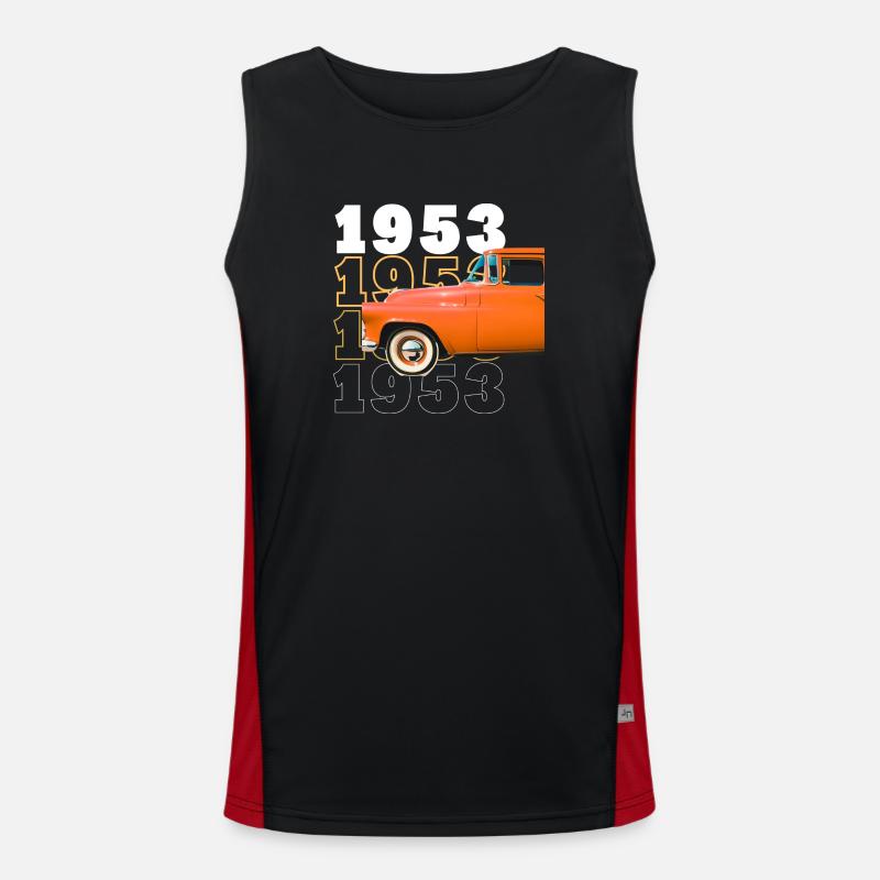 1953 Vintage Oldtimer Men's Functional Contrast Tank Top 