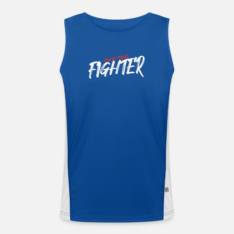 Muay Thai Fighter Shirt Funktionelles Kontrast-Tank Top für Männer 