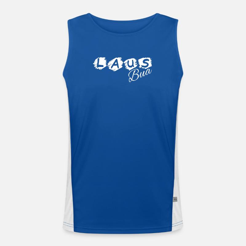 Lausbua - Lausbub - vilain garçon, dialecte Débardeur respirant contrasté Homme 