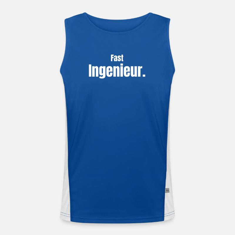 Almost an engineer Men's Functional Contrast Tank Top 
