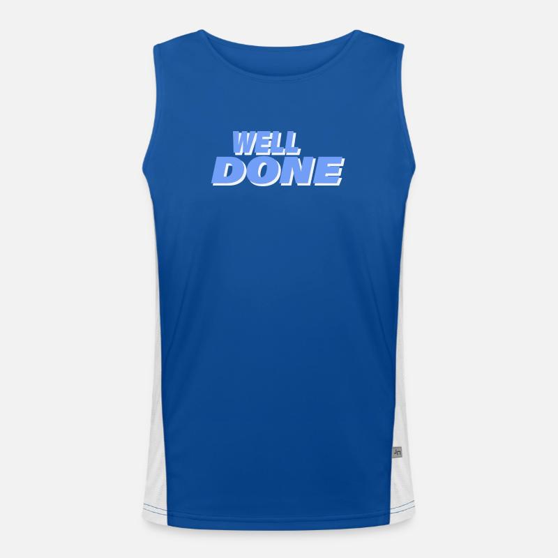 WELL DONE Men's Functional Contrast Tank Top 