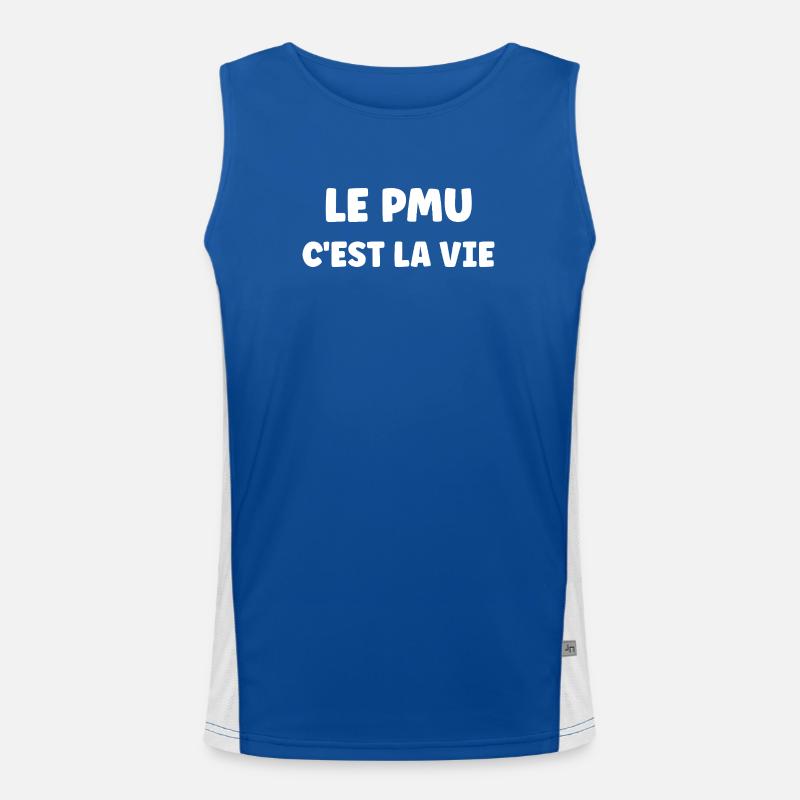 PMU-Humor Funktionelles Kontrast-Tank Top für Männer 