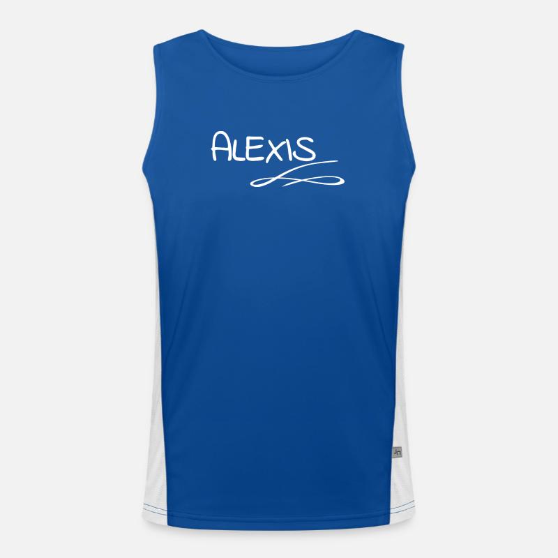 Alexis as a given name Men's Functional Contrast Tank Top 