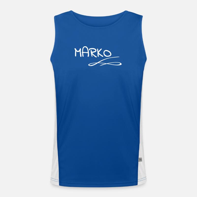 Name: Marko Men's Functional Contrast Tank Top 