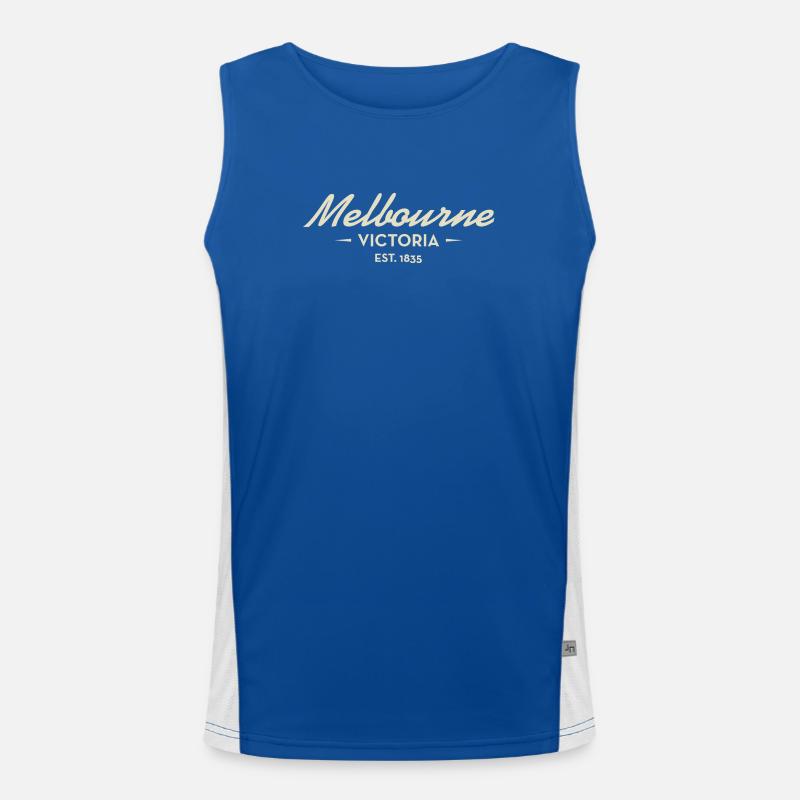 Melbourne Men's Functional Contrast Tank Top 