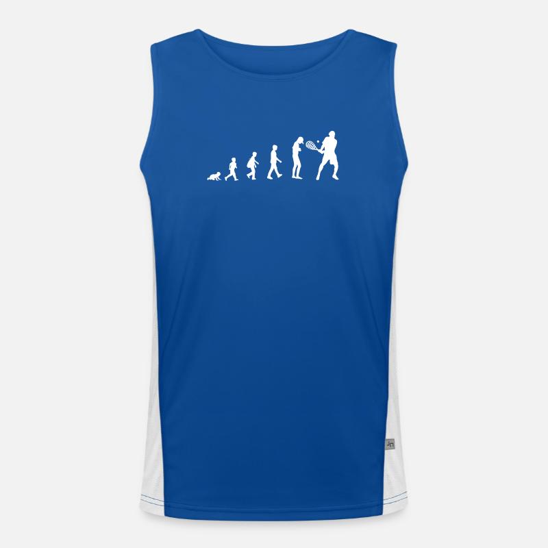Development to a tennis player Men's Functional Contrast Tank Top 