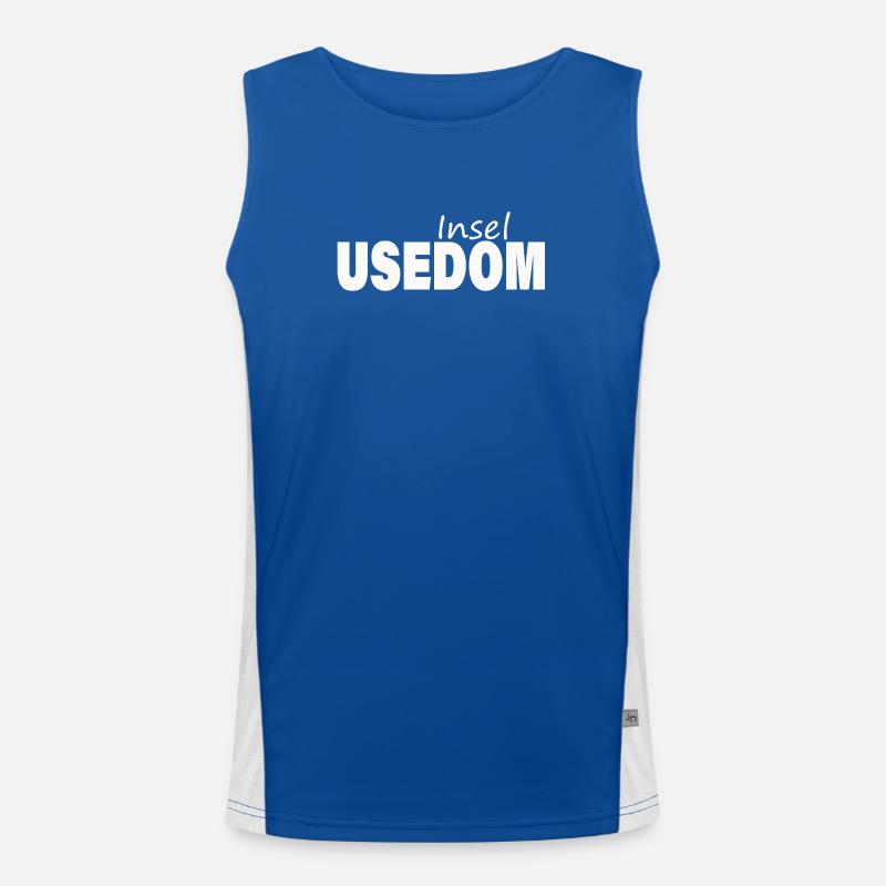 Usedom Men's Functional Contrast Tank Top 
