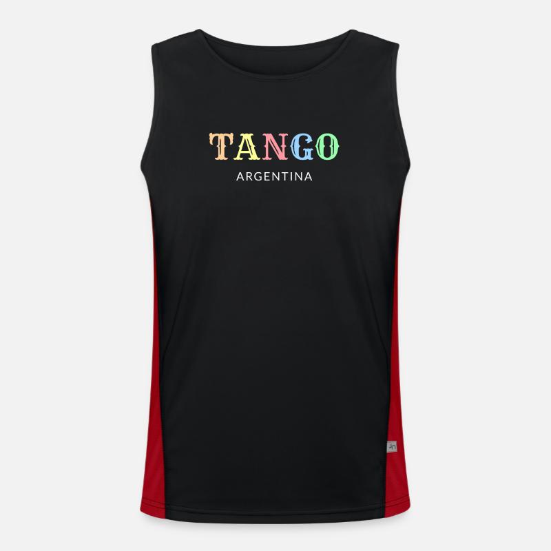 Tango Argentina Men's Functional Contrast Tank Top 