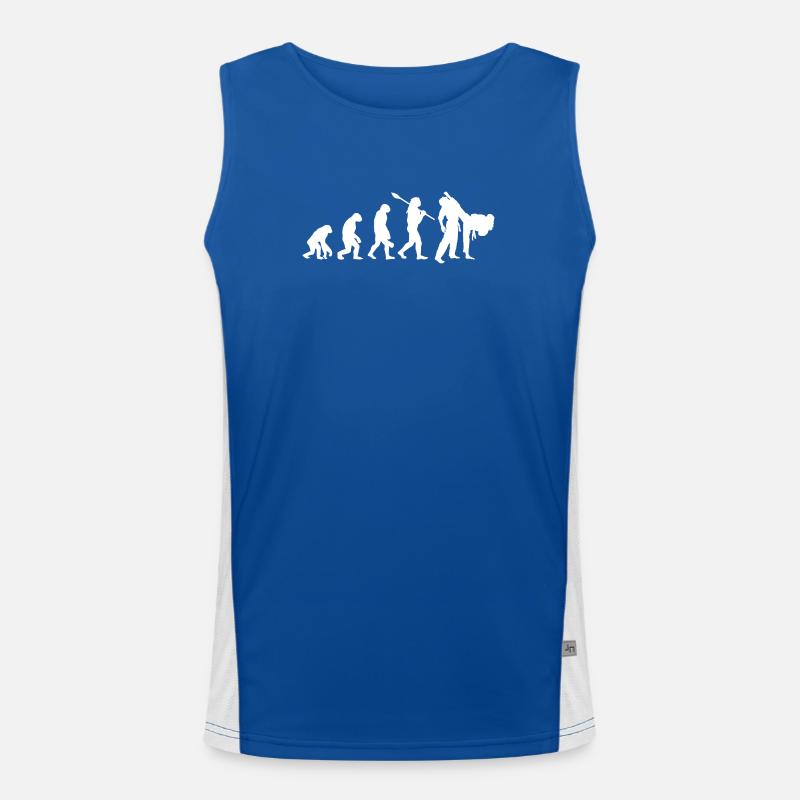 Judo Evolution Kampfkunst-Expertengeschenk Funktionelles Kontrast-Tank Top für Männer 
