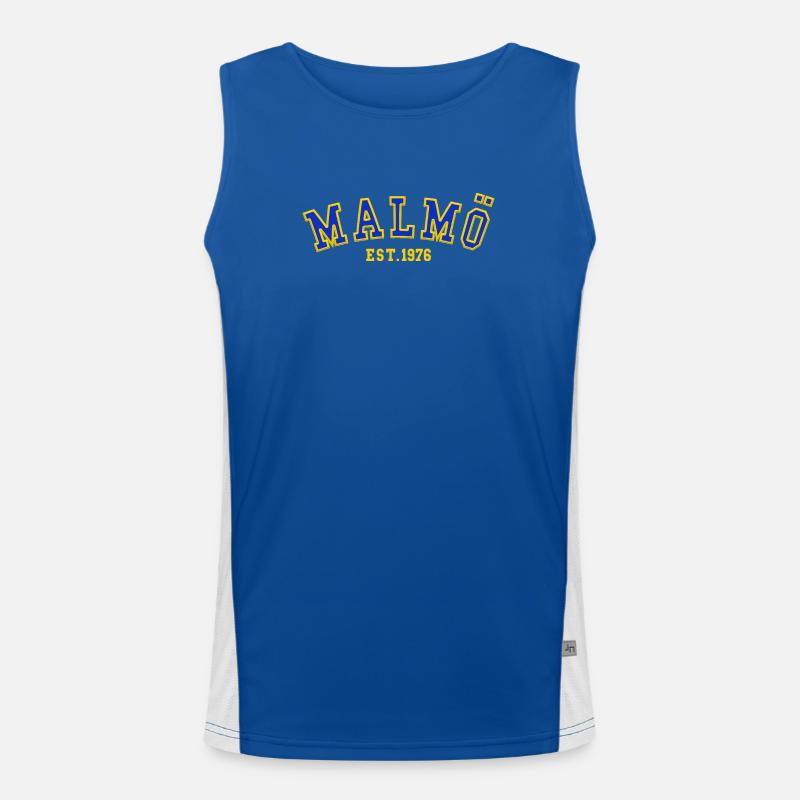 Malmö Est. 1976 Men's Functional Contrast Tank Top 
