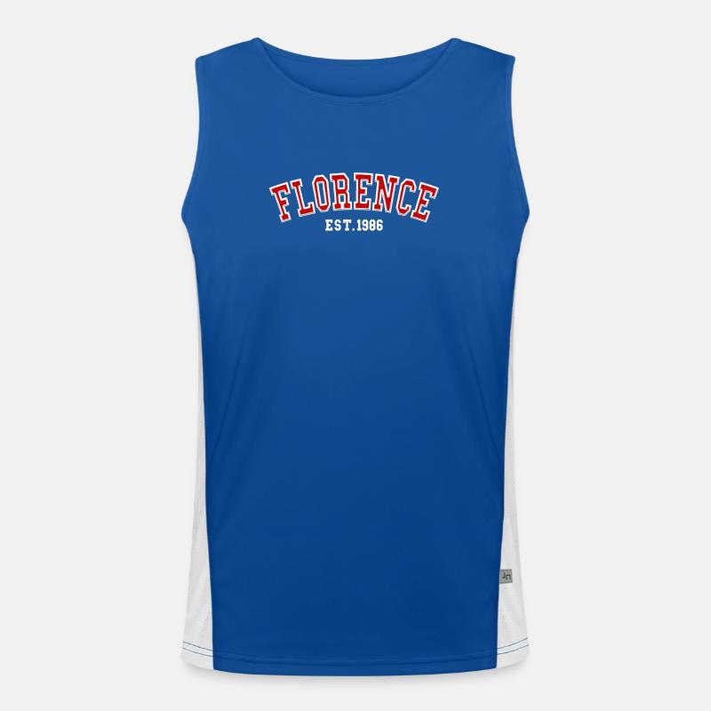 Florence Est. 1986 Men's Functional Contrast Tank Top 