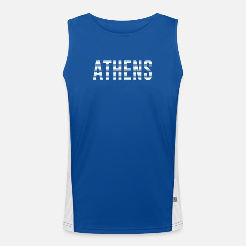 Athens Men's Functional Contrast Tank Top 