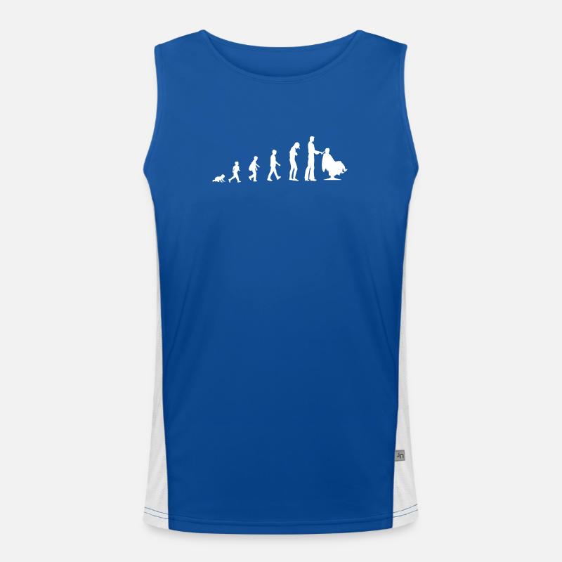 Évolution du bébé au coiffeur Débardeur respirant contrasté Homme 