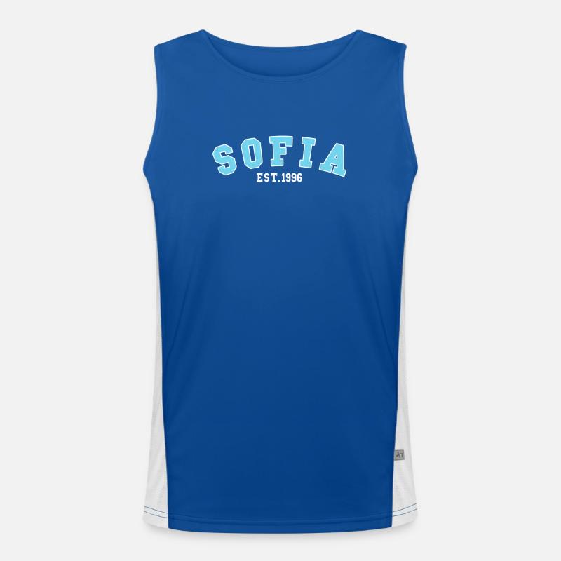 Sofia Est. 1996 Men's Functional Contrast Tank Top 