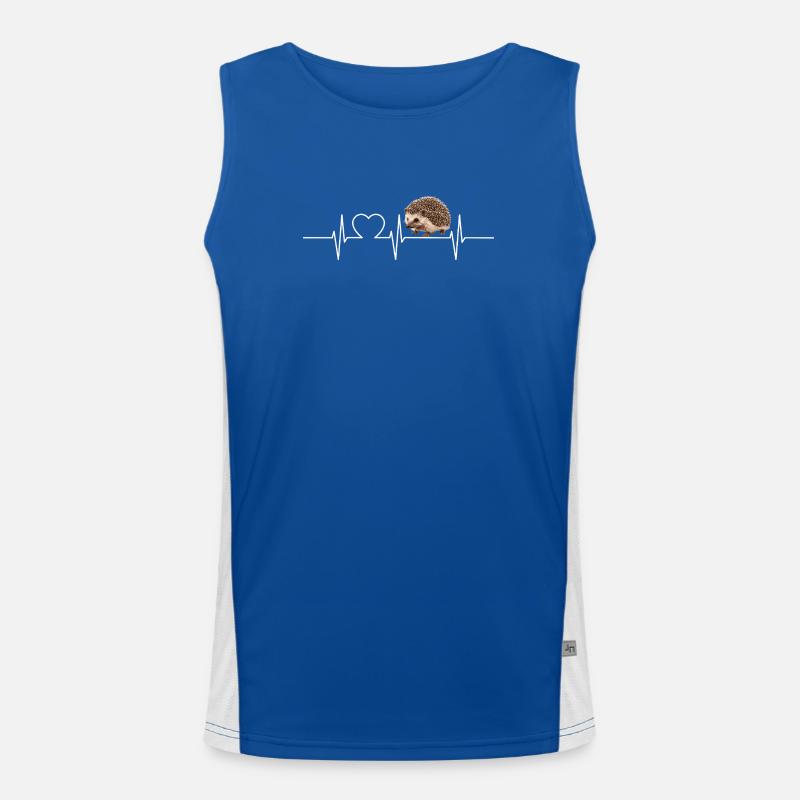 Igel Funktionelles Kontrast-Tank Top für Männer 