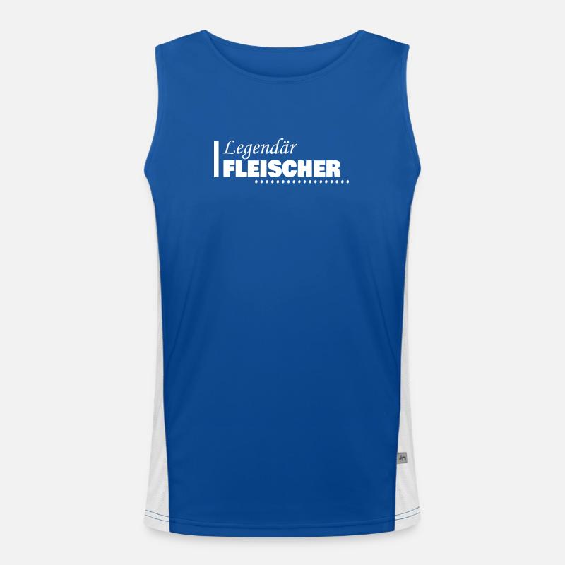 Fleischer Funktionelles Kontrast-Tank Top für Männer 