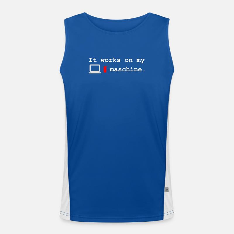 Ça marche sur ma chemise machine Débardeur respirant contrasté Homme 