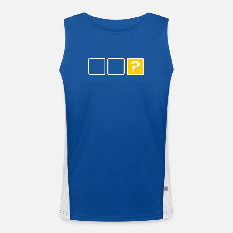 empty box Men's Functional Contrast Tank Top 