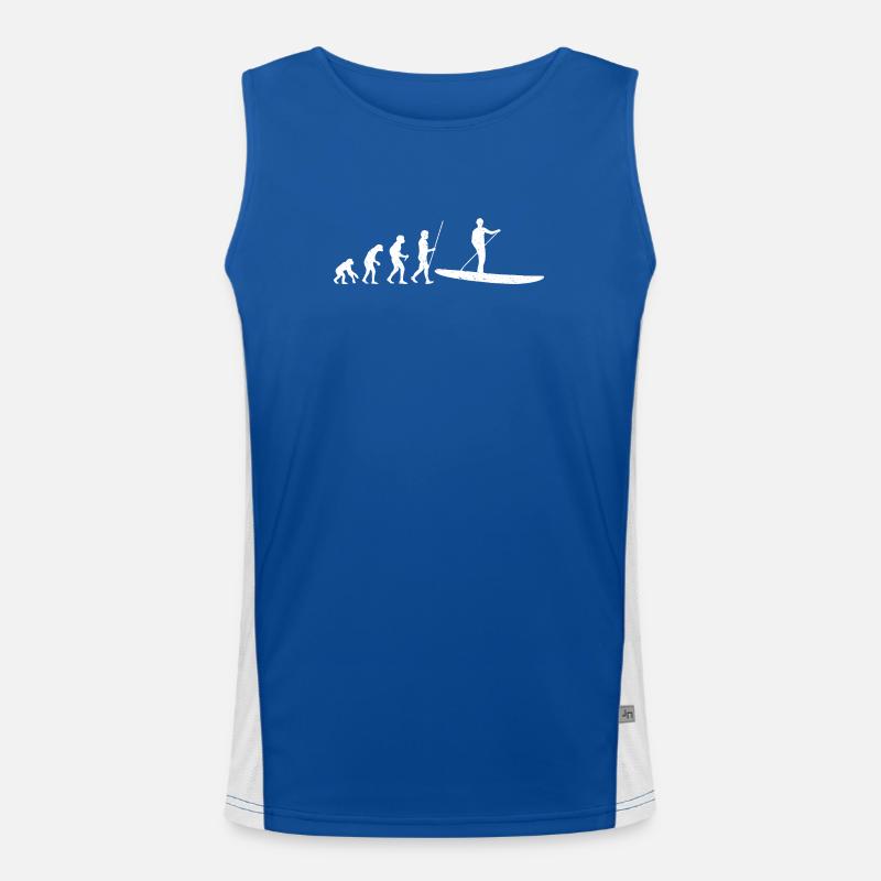 SUP Evolution Funktionelles Kontrast-Tank Top für Männer 