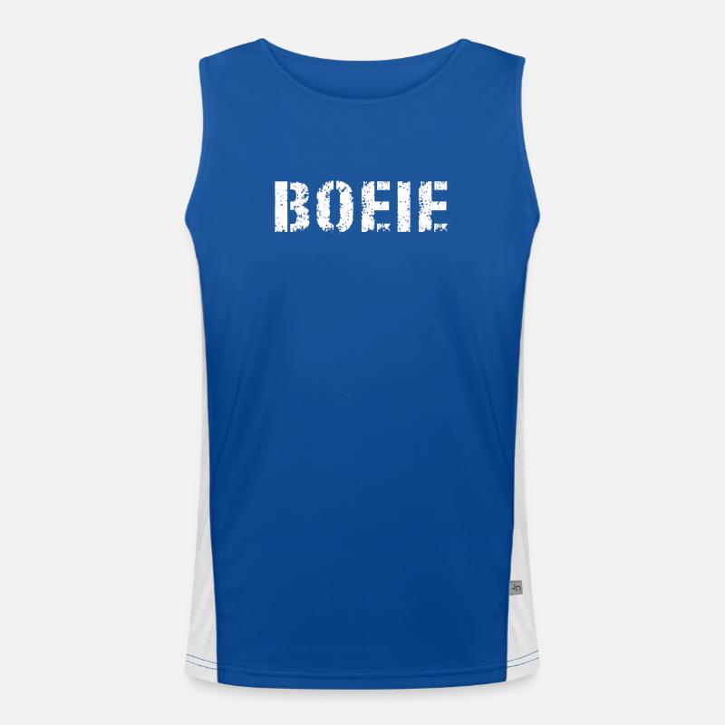 Boo. Antwerp dialect Men's Functional Contrast Tank Top 