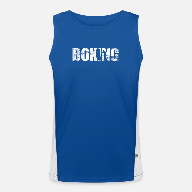 Boxe drôle Débardeur respirant contrasté Homme 