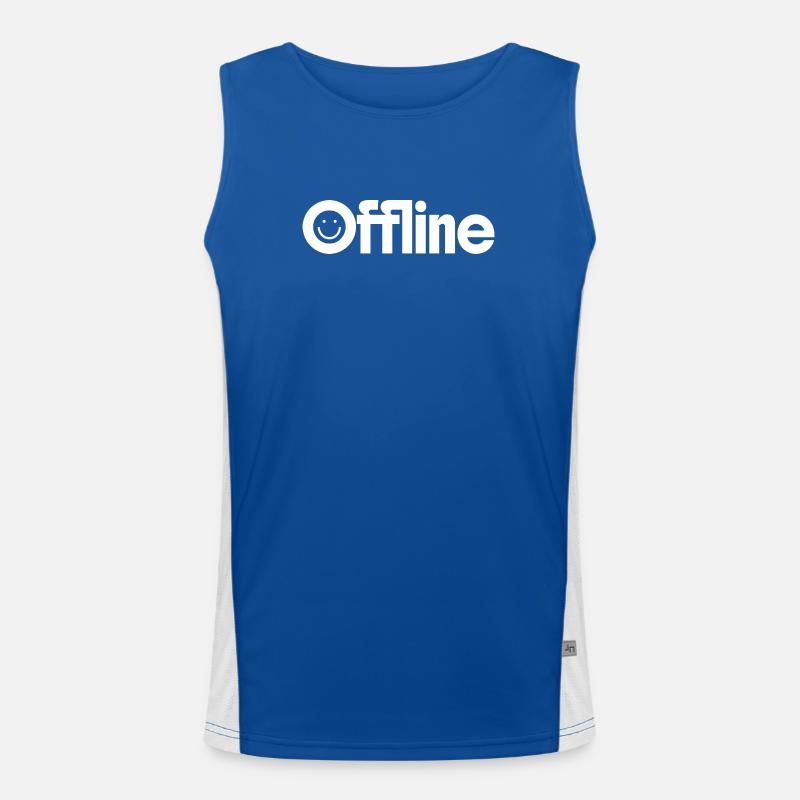 offline Funktionelles Kontrast-Tank Top für Männer 