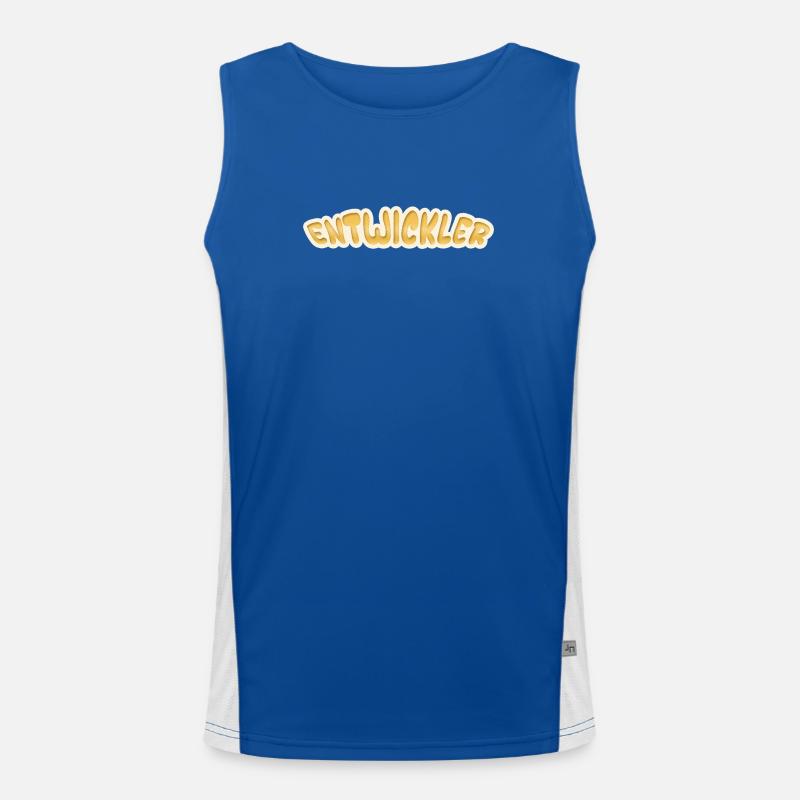 Job Developer Men's Functional Contrast Tank Top 