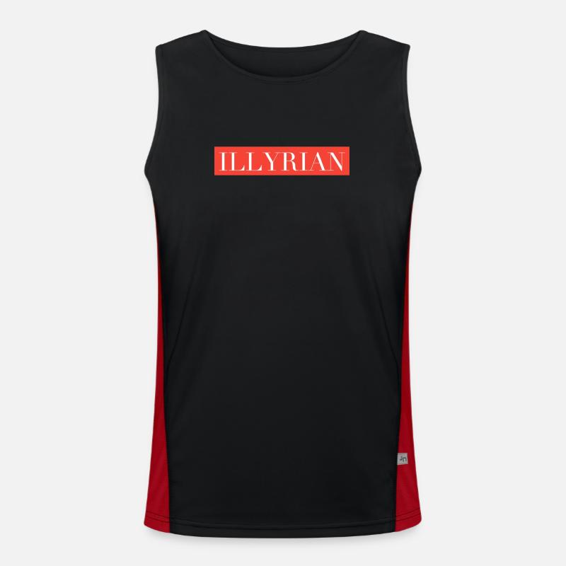 Illyrian Funktionelles Kontrast-Tank Top für Männer 